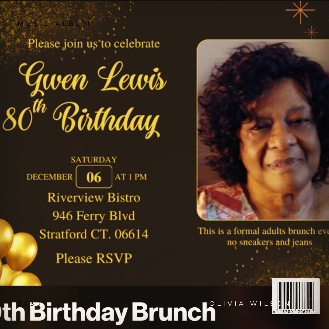 DEAR MOMMA 80TH BIRTHDAY